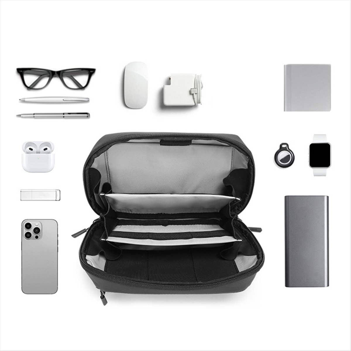 ☶ ❈ ＊ ♥ AC1579 - Bolsa Técnica - Tech Accessories Travel Organizer Pouch reseña y precio