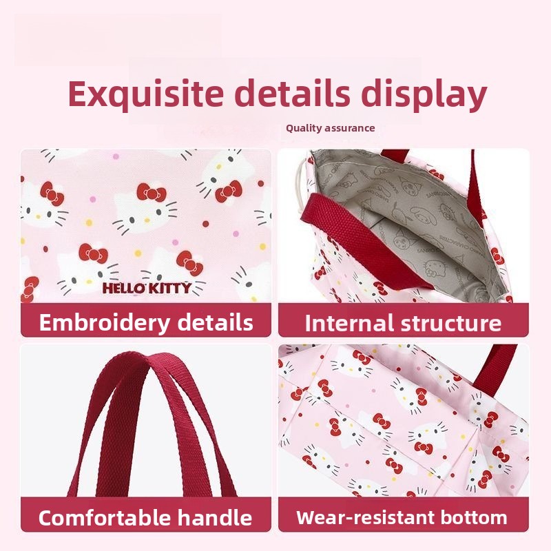 Linda Bolsa de Almuerzo con Es - Kawaii Tech Accessories reseña y precio