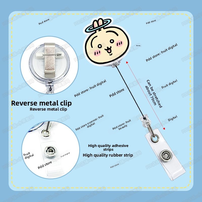 jiyi Porta-Credencial Retrácti - Kawaii Tech Accessories reseña y precio